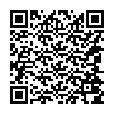 QR kód a telefonszámhoz +14044004980