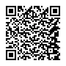 Código QR para número de telefone +14044005371