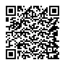 QR-koodi puhelinnumerolle +14044101288