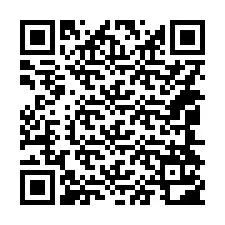 QR-koodi puhelinnumerolle +14044102615