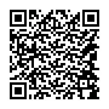 QR kód a telefonszámhoz +14044184761