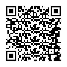 电话号码二维码 +14044186857