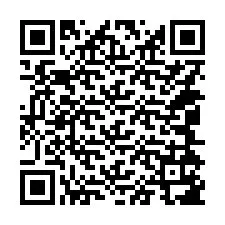 QR kód a telefonszámhoz +14044187834