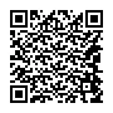 Código QR para número de telefone +14044456535