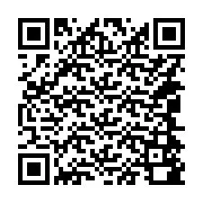 QR-код для номера телефона +14044580064