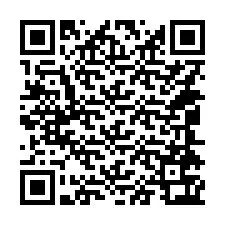 QR-code voor telefoonnummer +14044763954