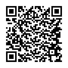 QR-Code für Telefonnummer +14045674736