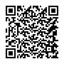 QR Code pour le numéro de téléphone +14045675211