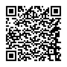 Código QR para número de teléfono +14046668664