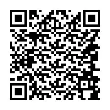 Código QR para número de telefone +14046984786