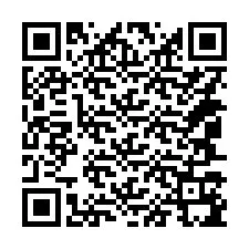 QR-Code für Telefonnummer +14047195071