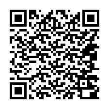 QR Code pour le numéro de téléphone +14047200993