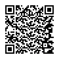 Código QR para número de teléfono +14047202712