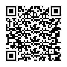 QR-code voor telefoonnummer +14047205040