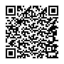 QR-code voor telefoonnummer +14047931306