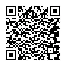 QR kód a telefonszámhoz +14047938523