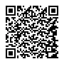 QR-код для номера телефона +14048002182