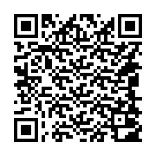 QR-код для номера телефона +14048002184