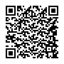 QR kód a telefonszámhoz +14048145352