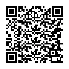 Código QR para número de teléfono +14048220184