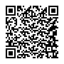 QR-code voor telefoonnummer +14048365570