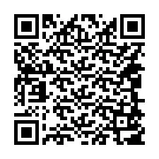 QR-Code für Telefonnummer +14048507042