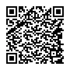 QR-koodi puhelinnumerolle +14048507496