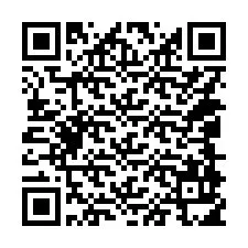 QR Code pour le numéro de téléphone +14048915588