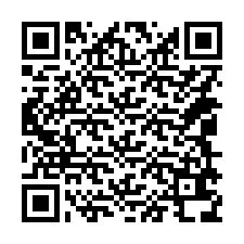 QR-koodi puhelinnumerolle +14049638261