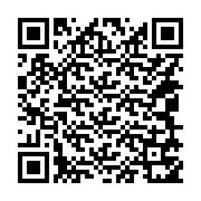 Código QR para número de teléfono +14049751030