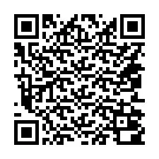 QR-code voor telefoonnummer +14052000006