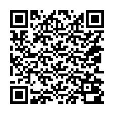 QR Code สำหรับหมายเลขโทรศัพท์ +14052000118