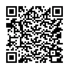 QR-koodi puhelinnumerolle +14052000158