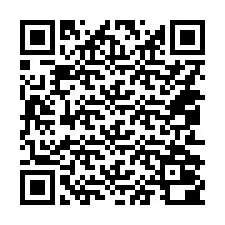 QR-koodi puhelinnumerolle +14052000353