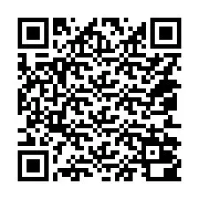 QR-koodi puhelinnumerolle +14052000408