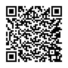 QR kód a telefonszámhoz +14052067668