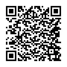 Código QR para número de teléfono +14052067676