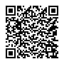 QR-koodi puhelinnumerolle +14052067684