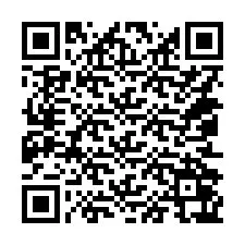 QR-код для номера телефона +14052067688