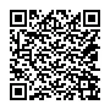 QR-code voor telefoonnummer +14052067699