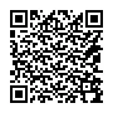 QR-code voor telefoonnummer +14052594121