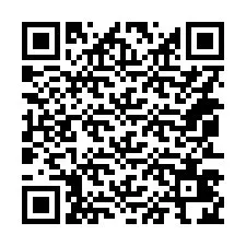 Kod QR dla numeru telefonu +14053424565