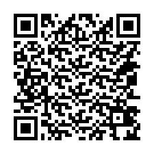 QR-Code für Telefonnummer +14053424664