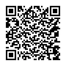 電話番号のQRコード +14053456140
