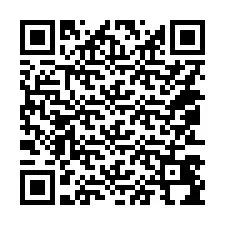 電話番号のQRコード +14053494078