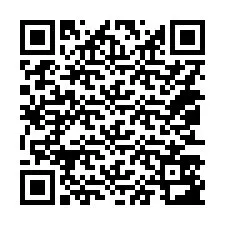 QR-Code für Telefonnummer +14053583999