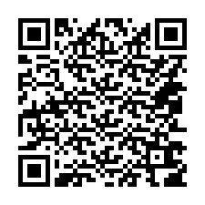 QR-code voor telefoonnummer +14053606267