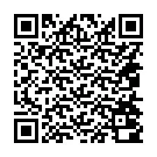 QR-code voor telefoonnummer +14054000742