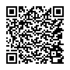 Codice QR per il numero di telefono +14054000748