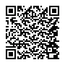 Código QR para número de teléfono +14054000756